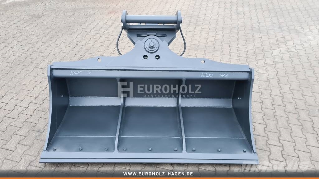 EH Hydraulischer Grabenräumlöffel mit UWG MS CW OQ Egyéb alkatrészek