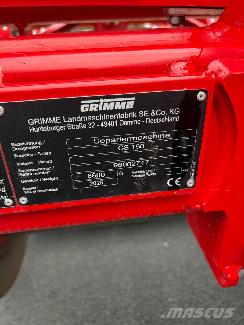 Grimme CS 150 CS XL- Rental Sprzęt do ziemniaków - Inne