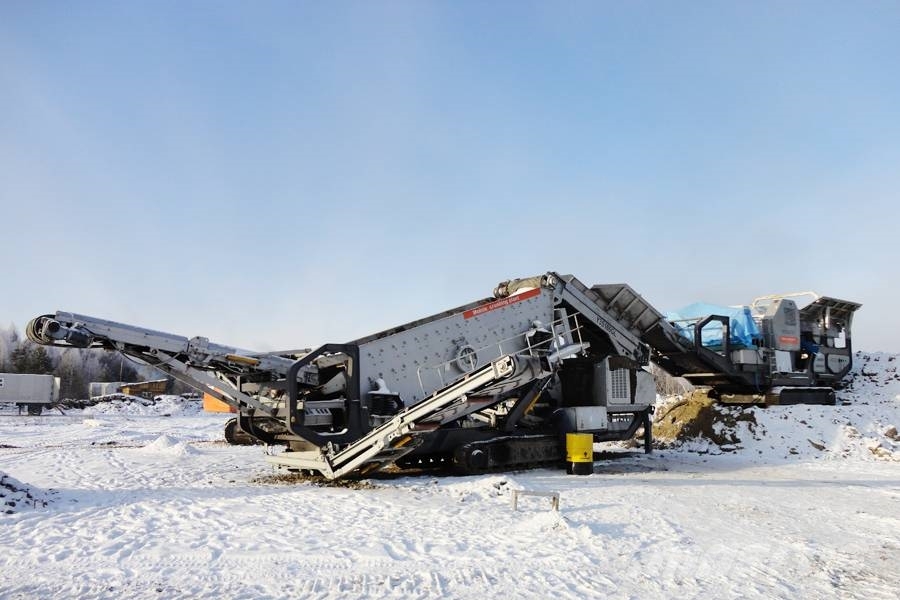 Liming 500т/ч мобильный грохот для речной гравий Elekler