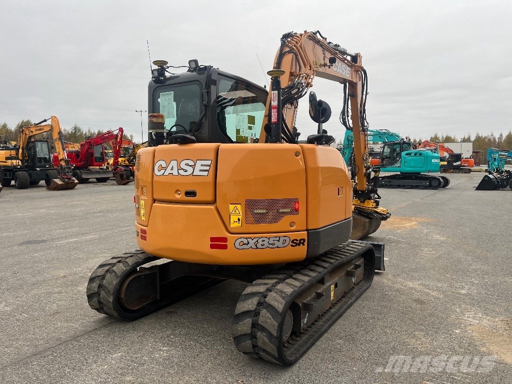CASE CX 85 D SR / Engcon, 3 kauhaa, Rasvari حفارات وسط 7 طن - 12 طن