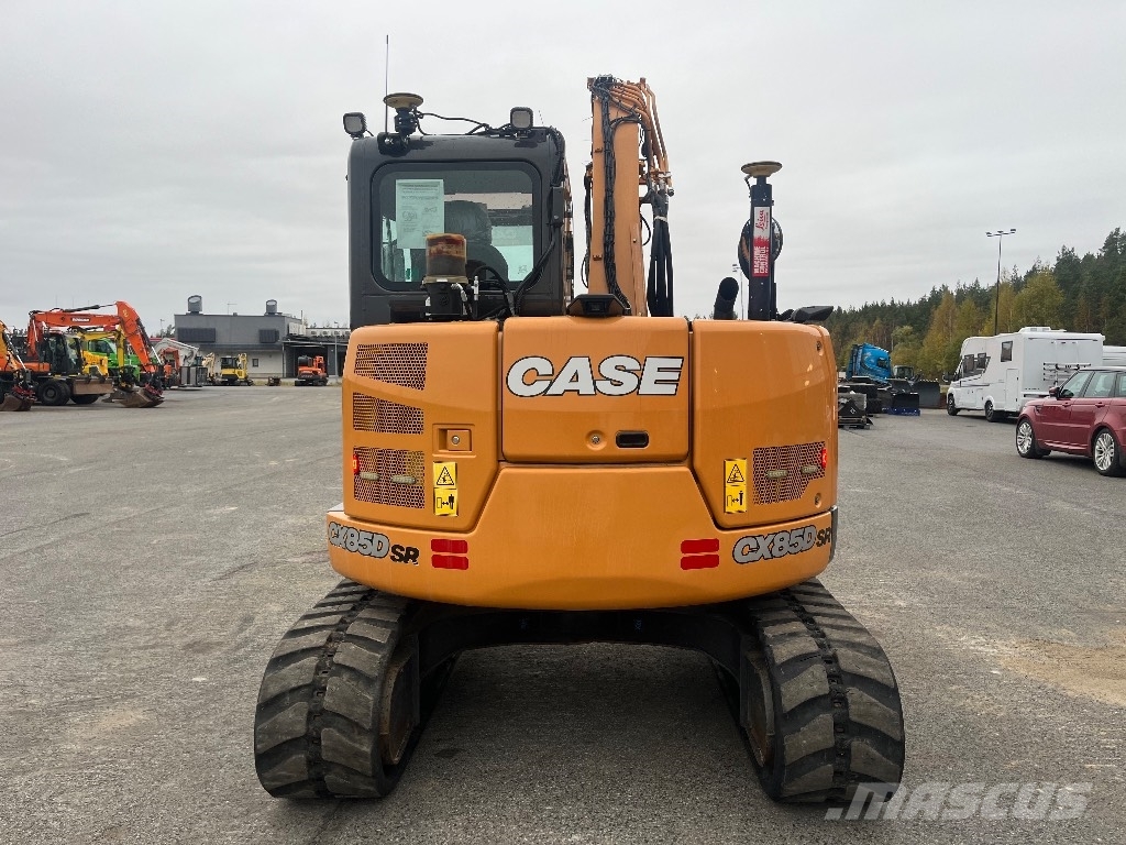 CASE CX 85 D SR / Engcon, 3 kauhaa, Rasvari حفارات وسط 7 طن - 12 طن