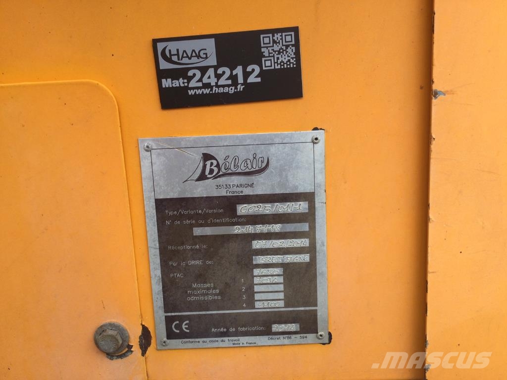 Belair COMET 838 Silouttaksutstyr