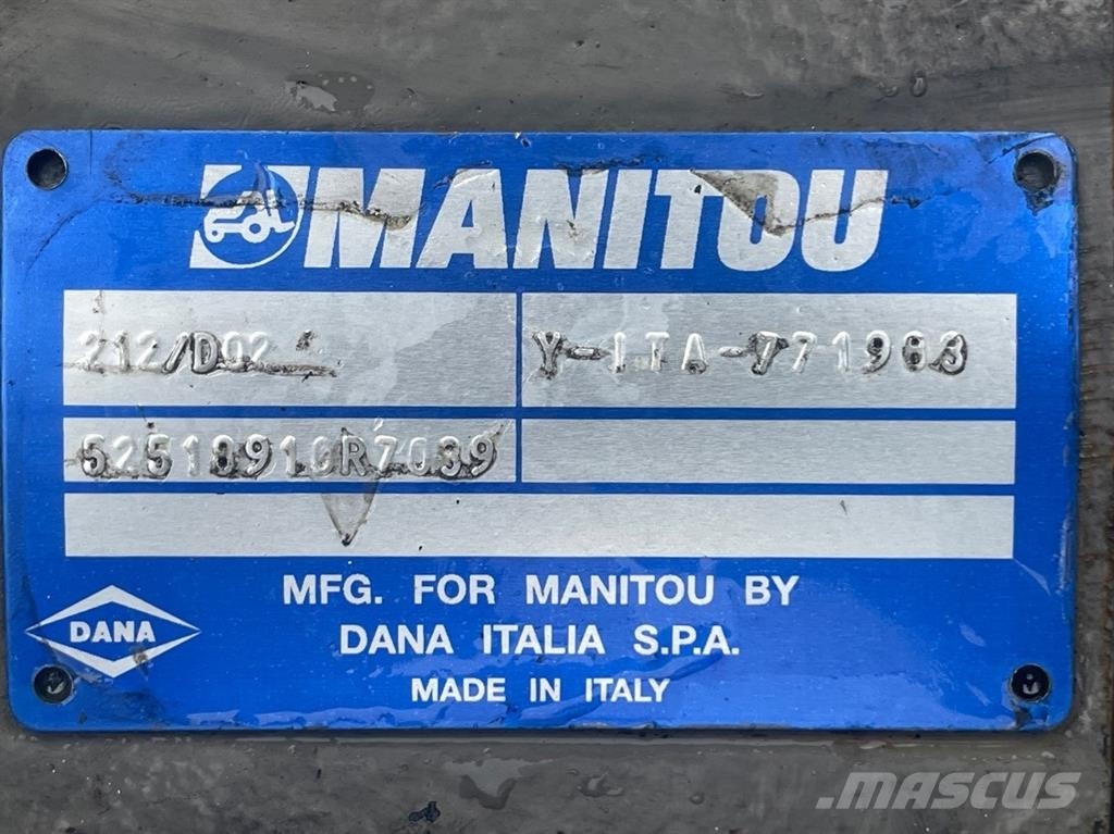 Manitou 52518910-Dana Spicer 212/D02-Axle/Achse/As Осі