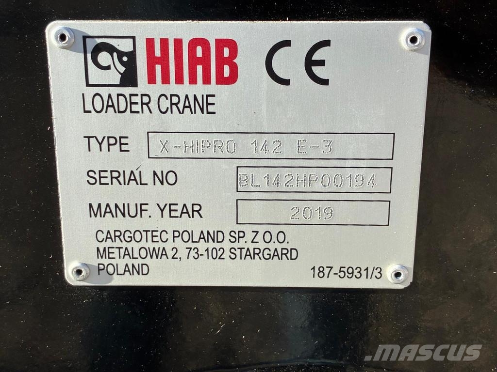 Hiab X-HIPRO 142 E-3 Ladekrane