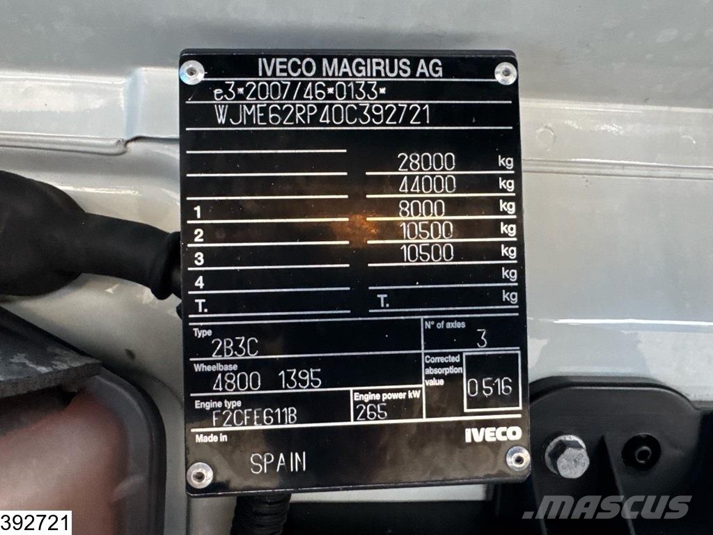 Iveco X-Way 360 6x4, EURO 6, Palfinger, Remote Lava-kuorma-autot
