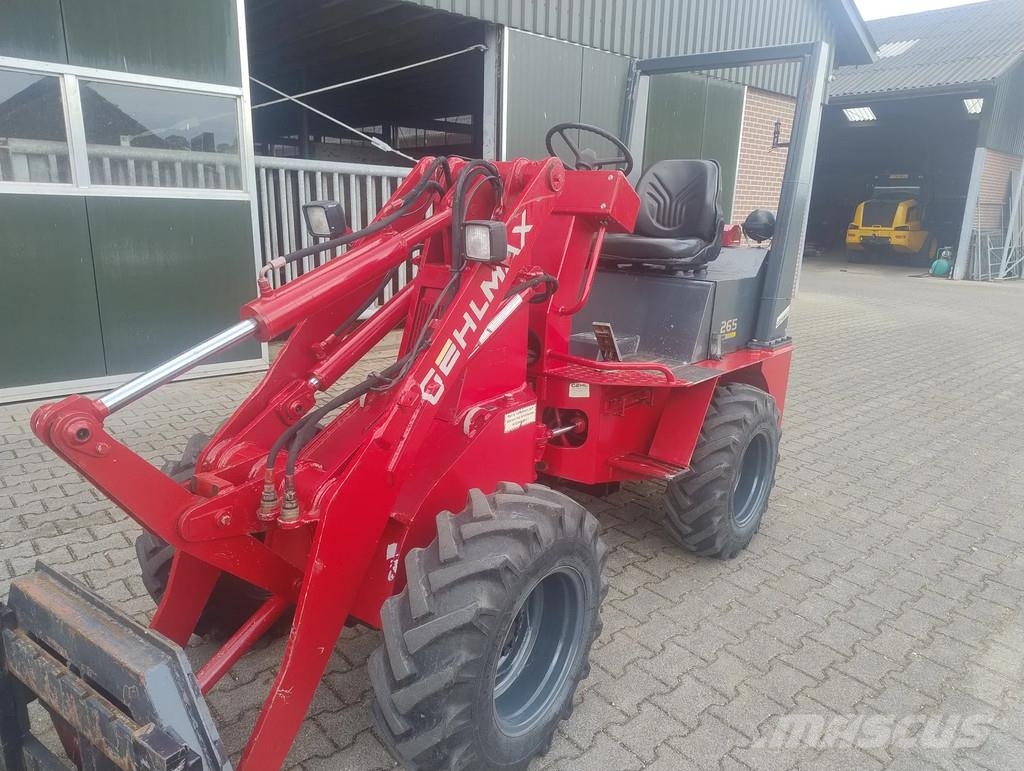 Gehlmax Kl265 Minishovel met bak puinbak lepels veegmachin Mini utovarivači