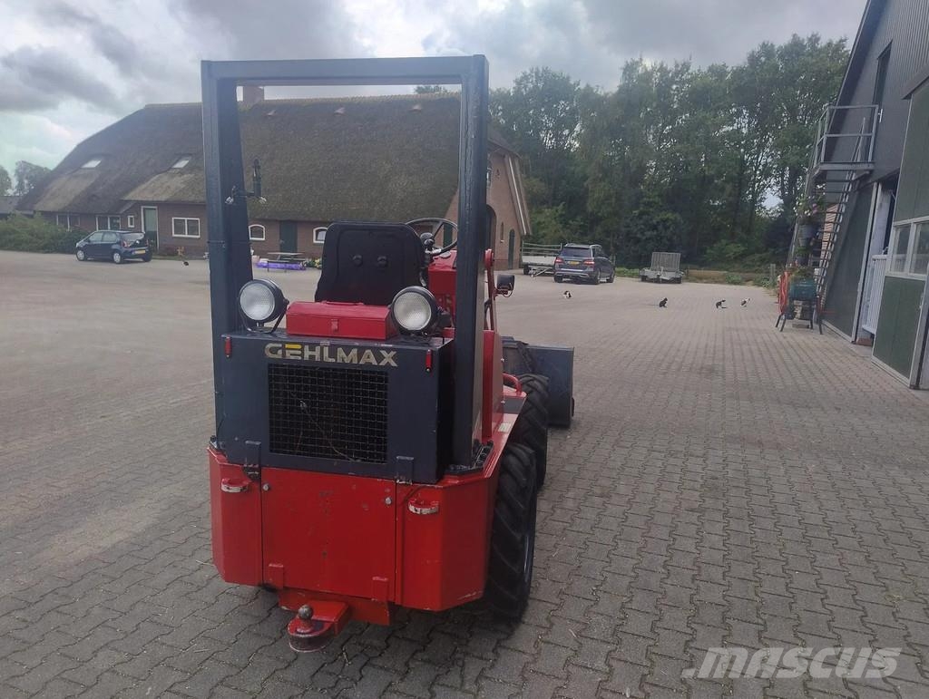 Gehlmax Kl265 Minishovel met bak puinbak lepels veegmachin Mini utovarivači