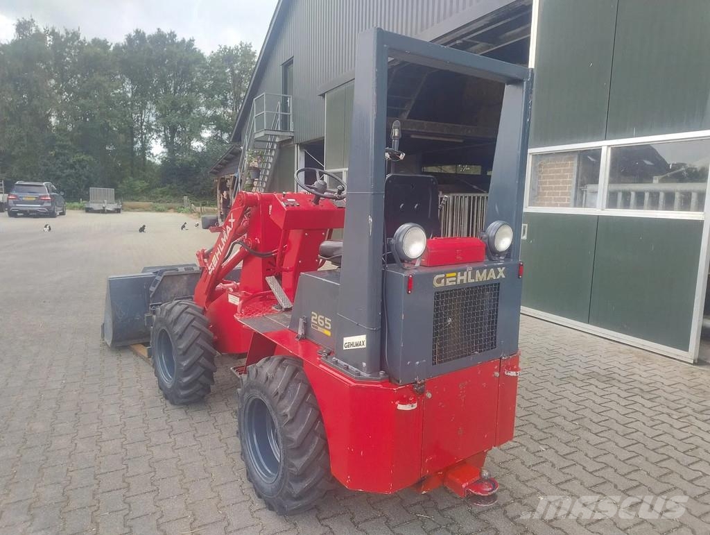 Gehlmax Kl265 Minishovel met bak puinbak lepels veegmachin Mini utovarivači