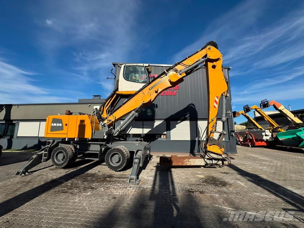 Liebherr LH 24 M Litronic / Greifer / Hochf. Kabine حفارات بعجل