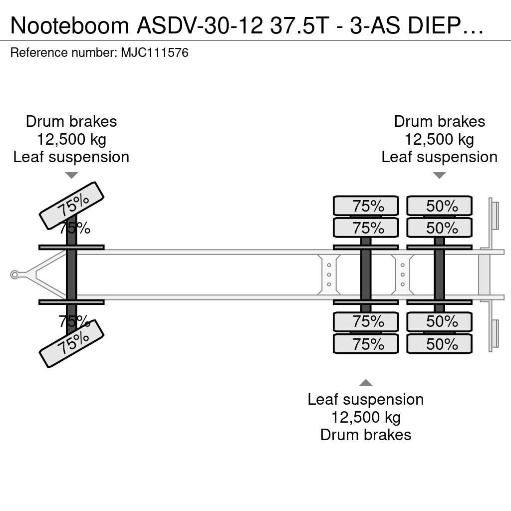 Nooteboom ASDV-30-12 37.5T - 3-AS DIEPLADER / LOWLOADER - BL Dieplader