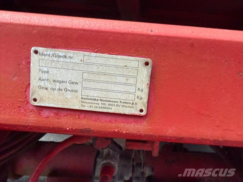 Nooteboom ASDV-30-12 4-AS DIEPLADER / LOWLOADER - BLADVERING Tieflader