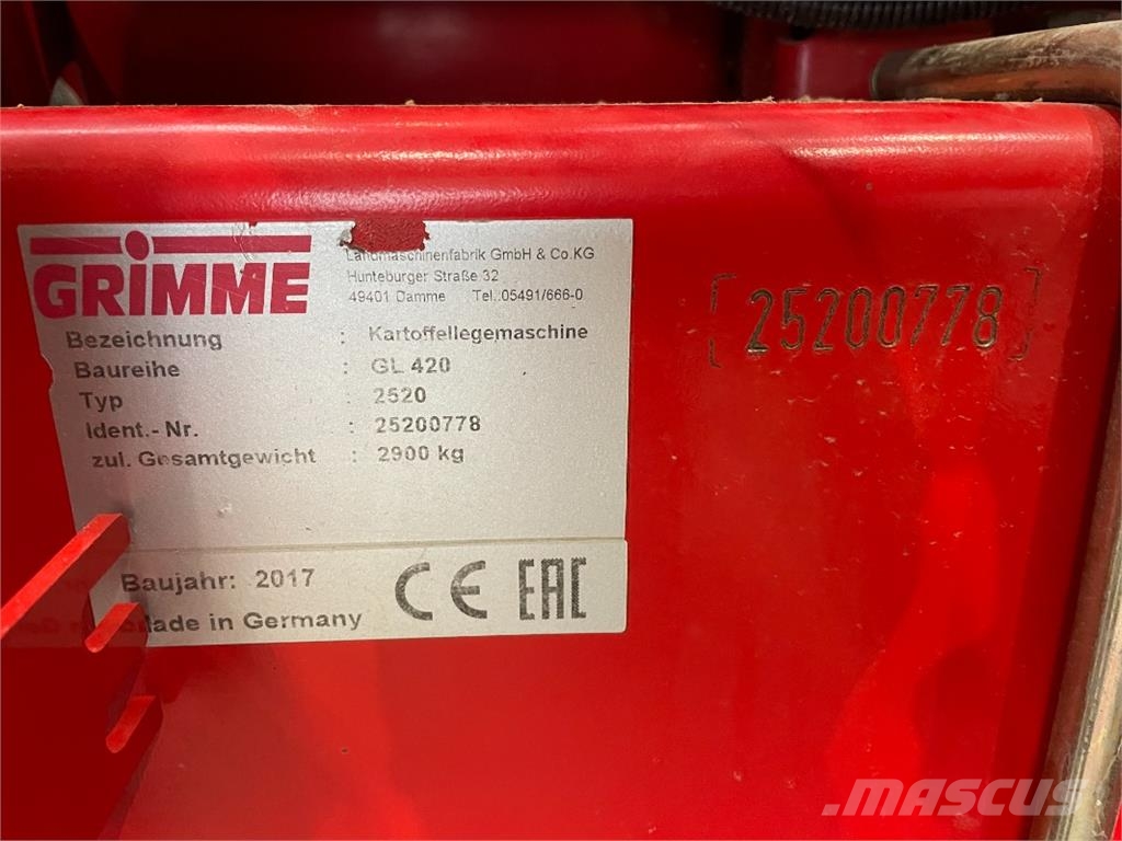 Grimme GL 420 Egyéb mezőgazdasági gépek
