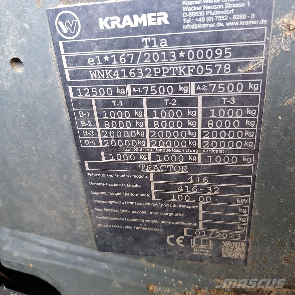 Kramer 457 Poljoprivredni teleskopski utovarivači