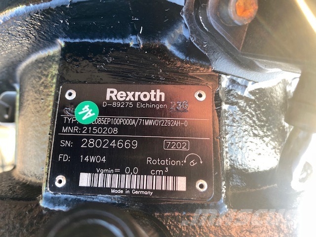 Rexroth GFT 17 T2+REXROTH A6V085 FINAL DRIVE Transmisiones