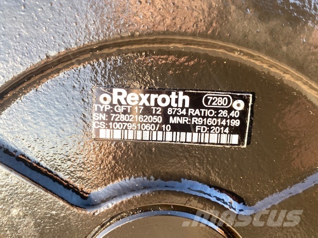 Rexroth GFT 17 T2+REXROTH A6V085 FINAL DRIVE Transmisiones