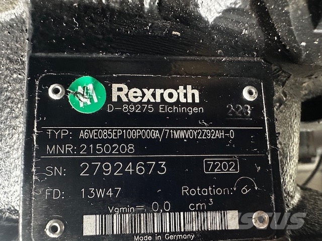 Rexroth GFT 17 T2+REXROTH A6V085 FINAL DRIVE Transmisiones