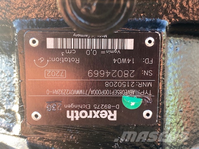 Rexroth GFT 17 T2+REXROTH A6V085 FINAL DRIVE Transmisiones