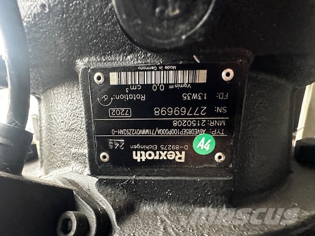 Rexroth GFT 17 T2+REXROTH A6V085 FINAL DRIVE Transmisiones