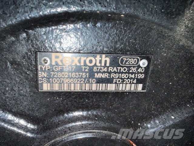 Rexroth GFT 17 T2+REXROTH A6V085 FINAL DRIVE Transmisiones