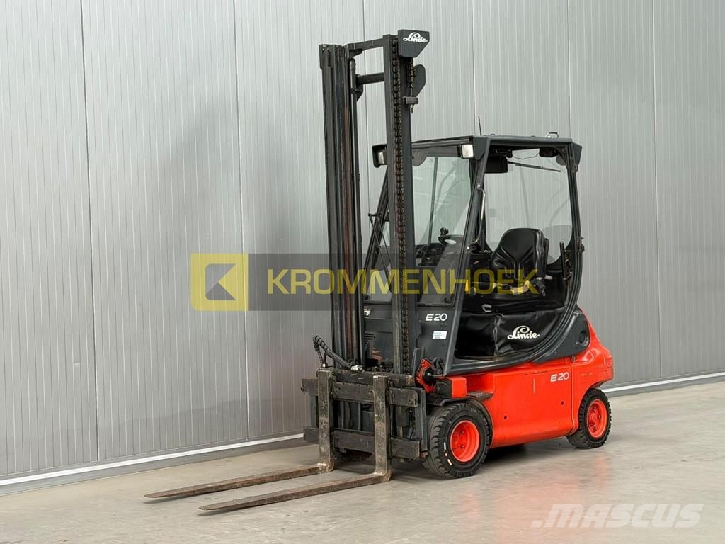 Linde E 20 P-02 전동 지게차