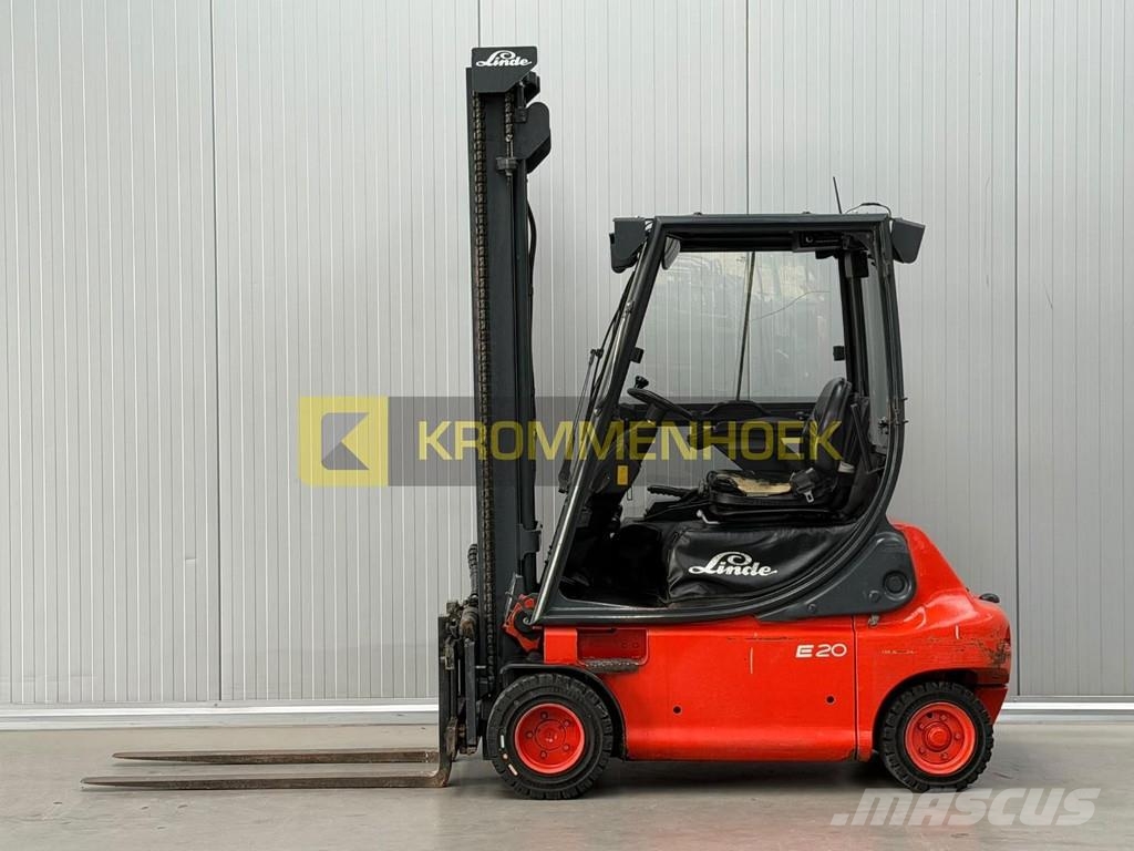 Linde E 20 P-02 전동 지게차
