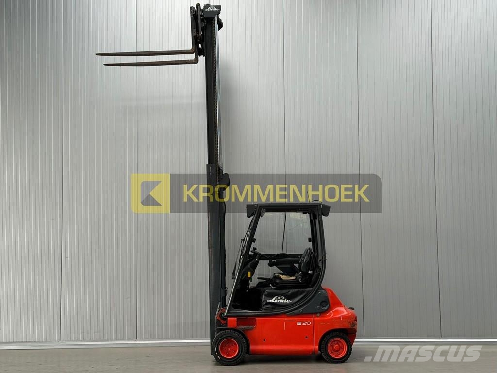 Linde E 20 P-02 전동 지게차