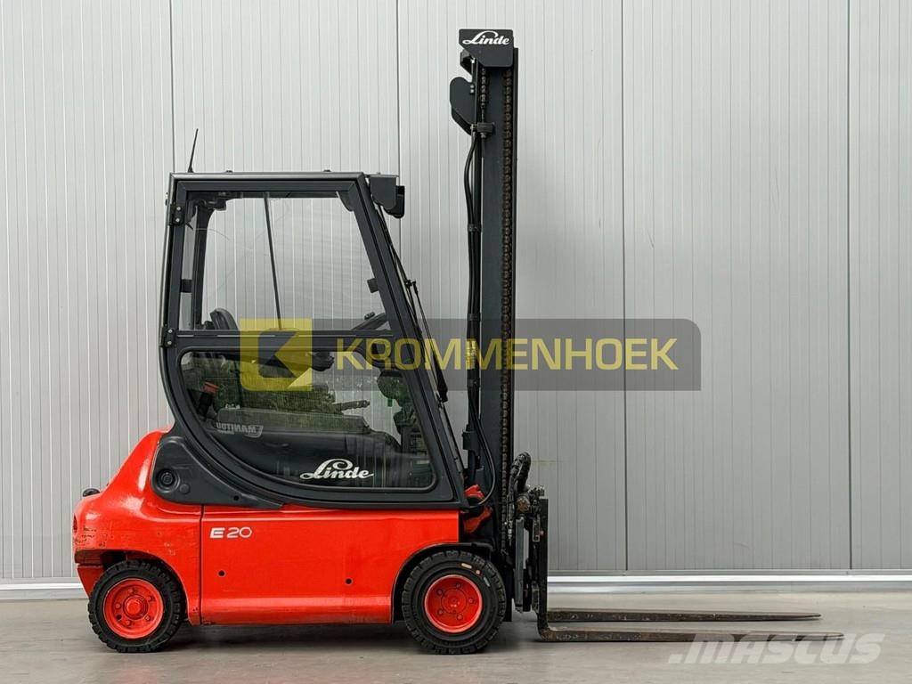 Linde E 20 P-02 전동 지게차