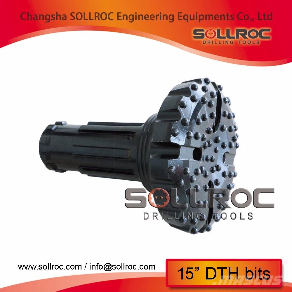 Sollroc DTH bit SD12, DHD1120, NUMA120, NUMA125 Комплектуючі і запасні частини для бурових установок