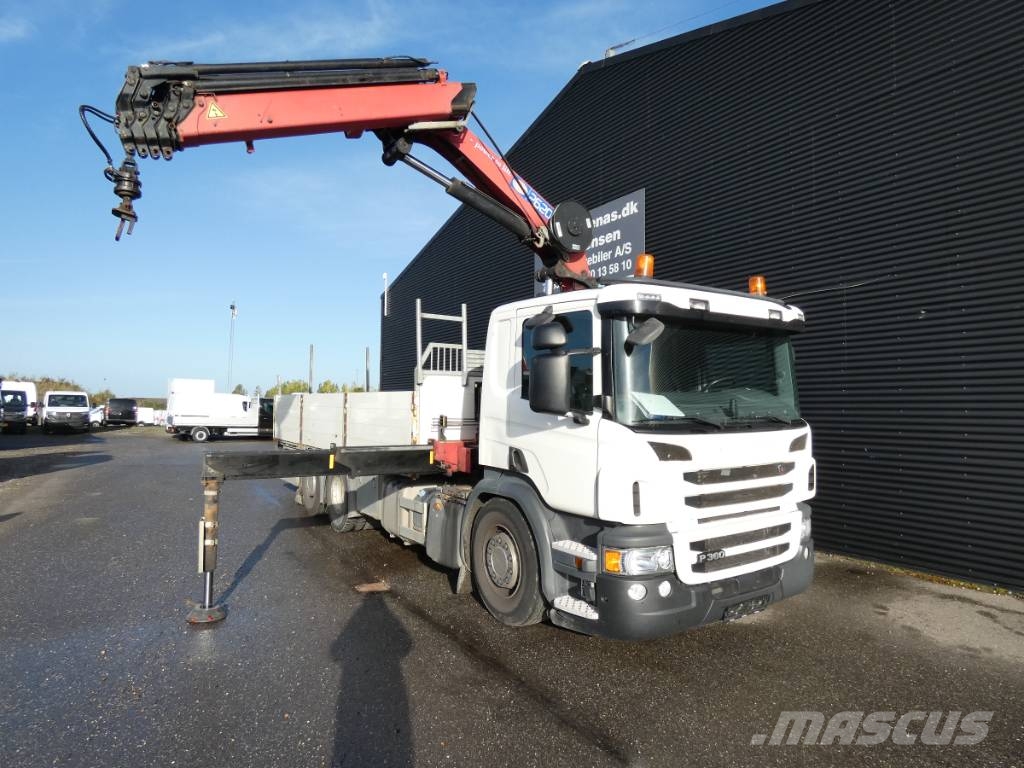 Scania P 360 クレーントラック、ユニック車