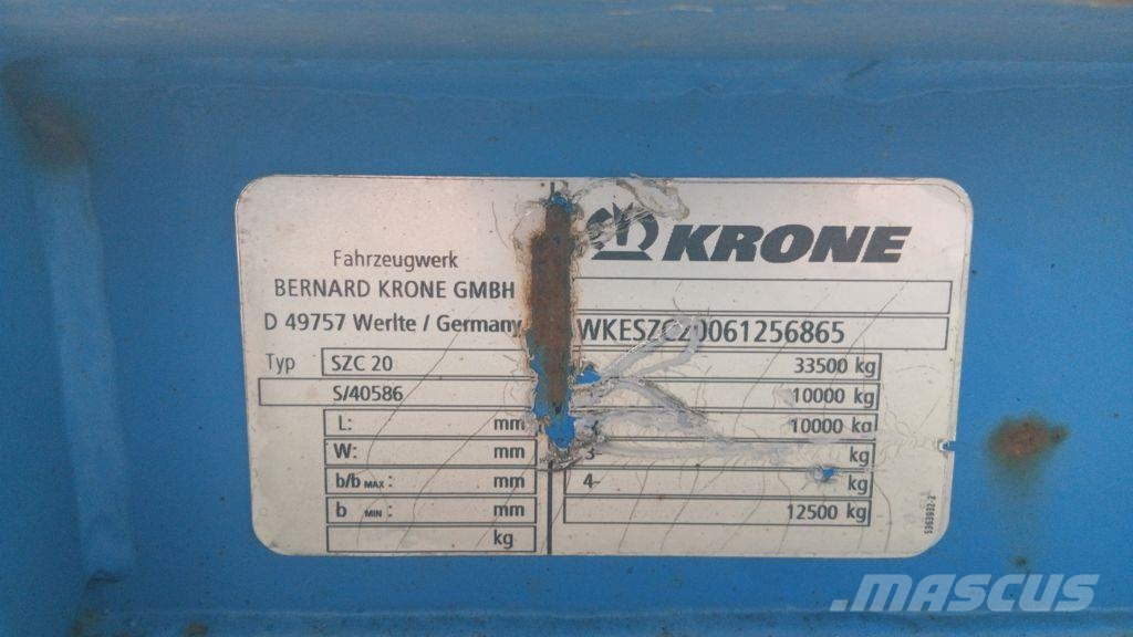 Krone 20 FT 2 ASSIGE Auto's