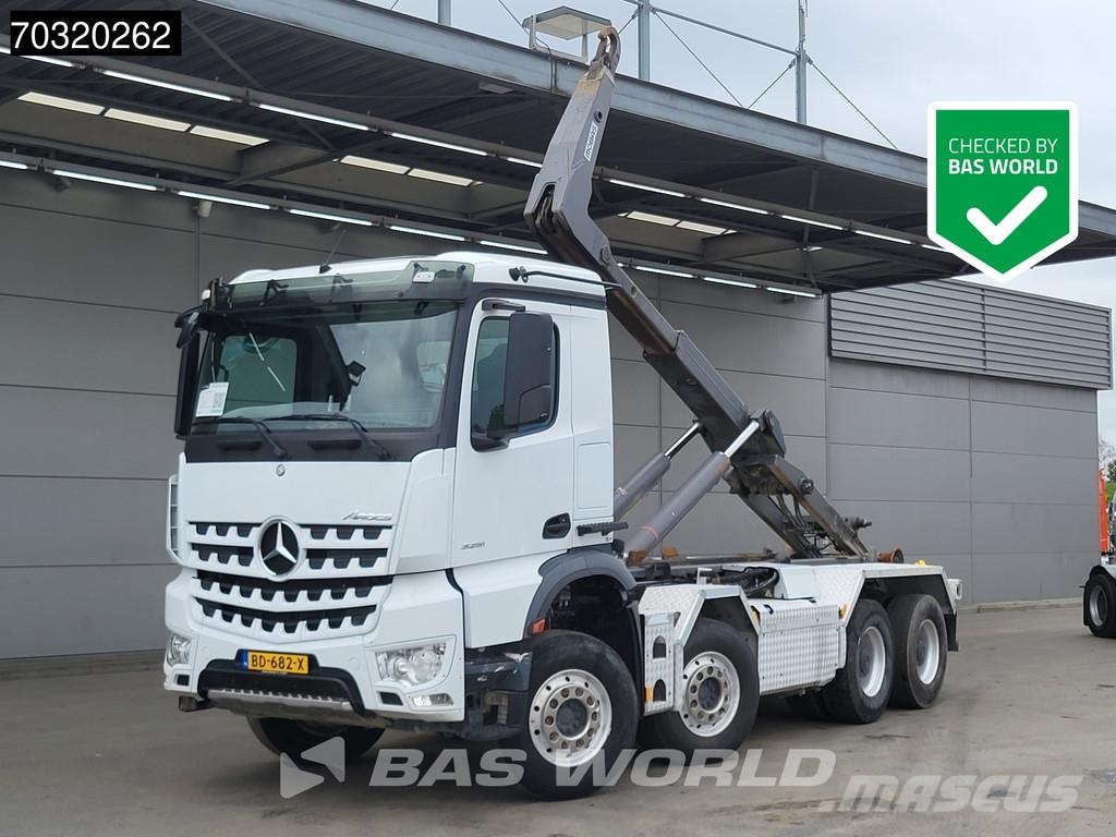 Mercedes-Benz Arocs 3251 8X4 25tons hooklift Retarder Steel susp Koukkulava kuorma-autot