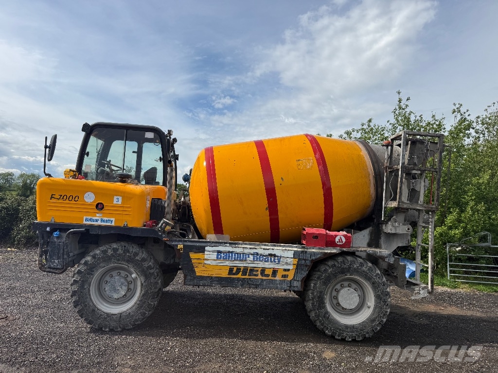 Dieci F7000 خلاطات خرسانة/ملاط
