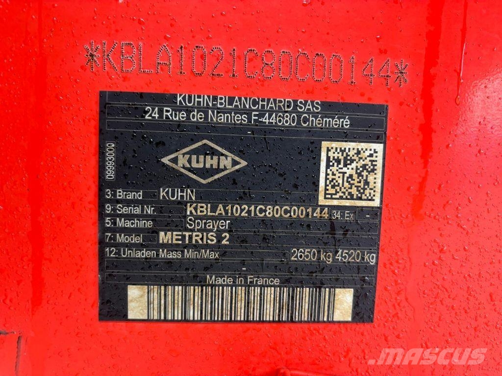 Kuhn Metris 4102 Hinattavat ruiskut