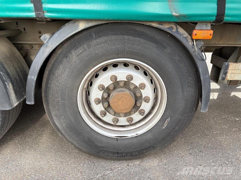 Volvo FH 500 + 110 M3 COMBI + incl trailer + EURO 6 + DH Kayar tenteli kamyonlar