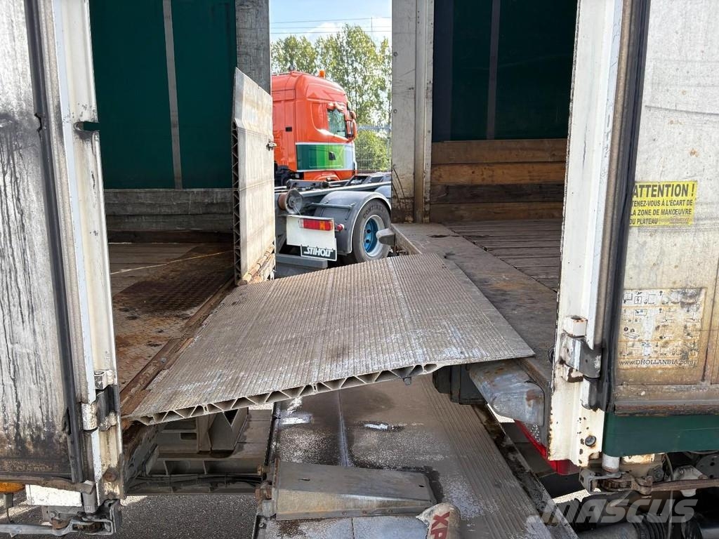 Volvo FH 500 + 110 M3 COMBI + incl trailer + EURO 6 + DH Camion à rideaux coulissants (PLSC)