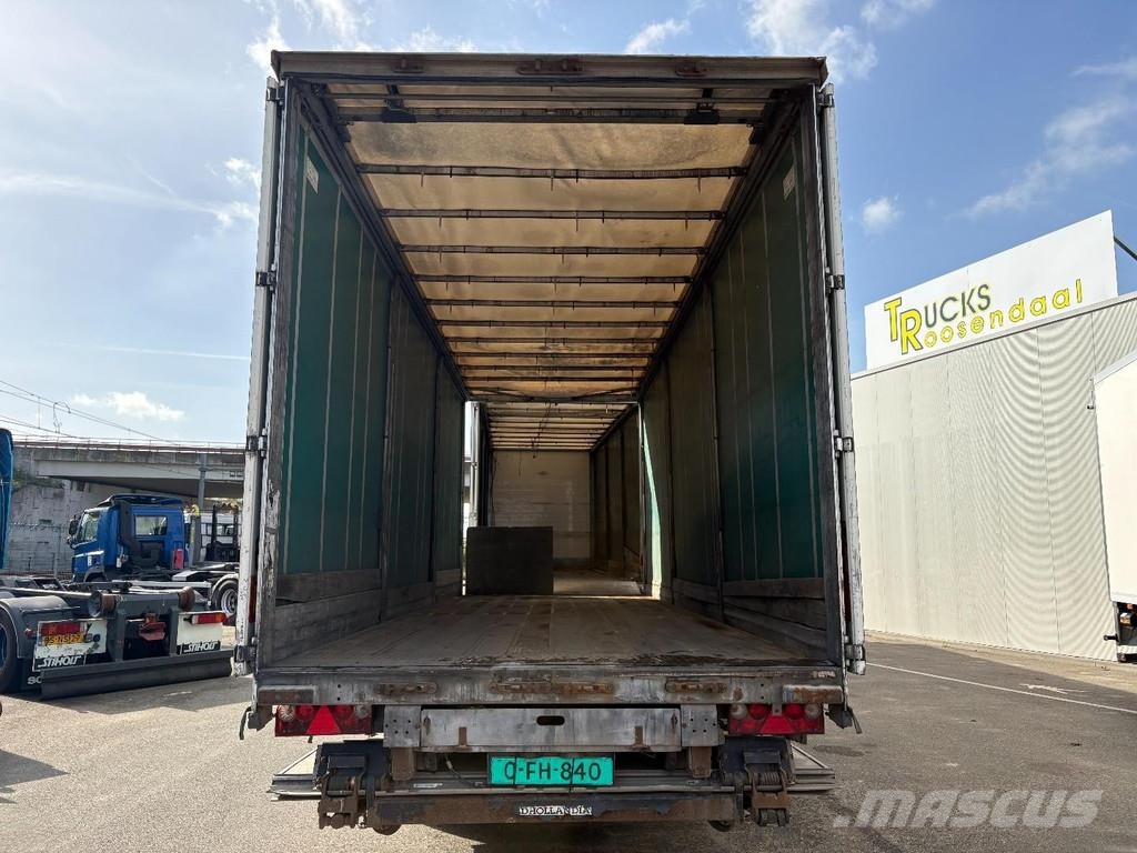 Volvo FH 500 + 110 M3 COMBI + incl trailer + EURO 6 + DH Kayar tenteli kamyonlar