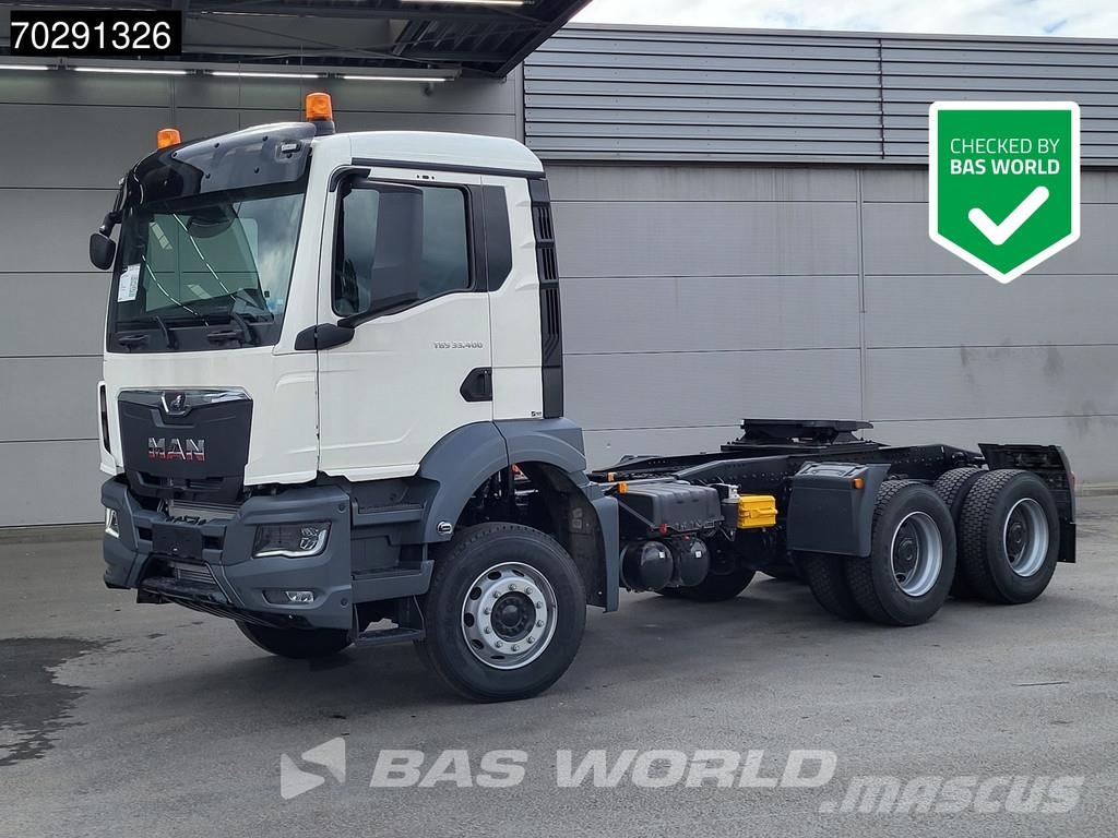 MAN TGS 33.400 6X4 NEW! Full-Steel Big-Axle Drumbrakes Camiones tractor