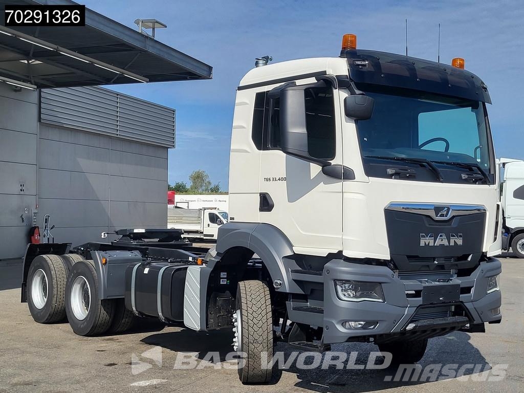 MAN TGS 33.400 6X4 NEW! Full-Steel Big-Axle Drumbrakes Ťahače