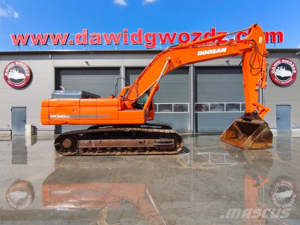 Doosan DX 340 LC حفارات زحافة