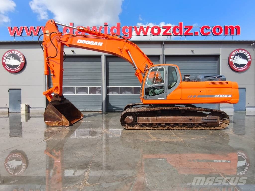 Doosan DX 340 LC حفارات زحافة