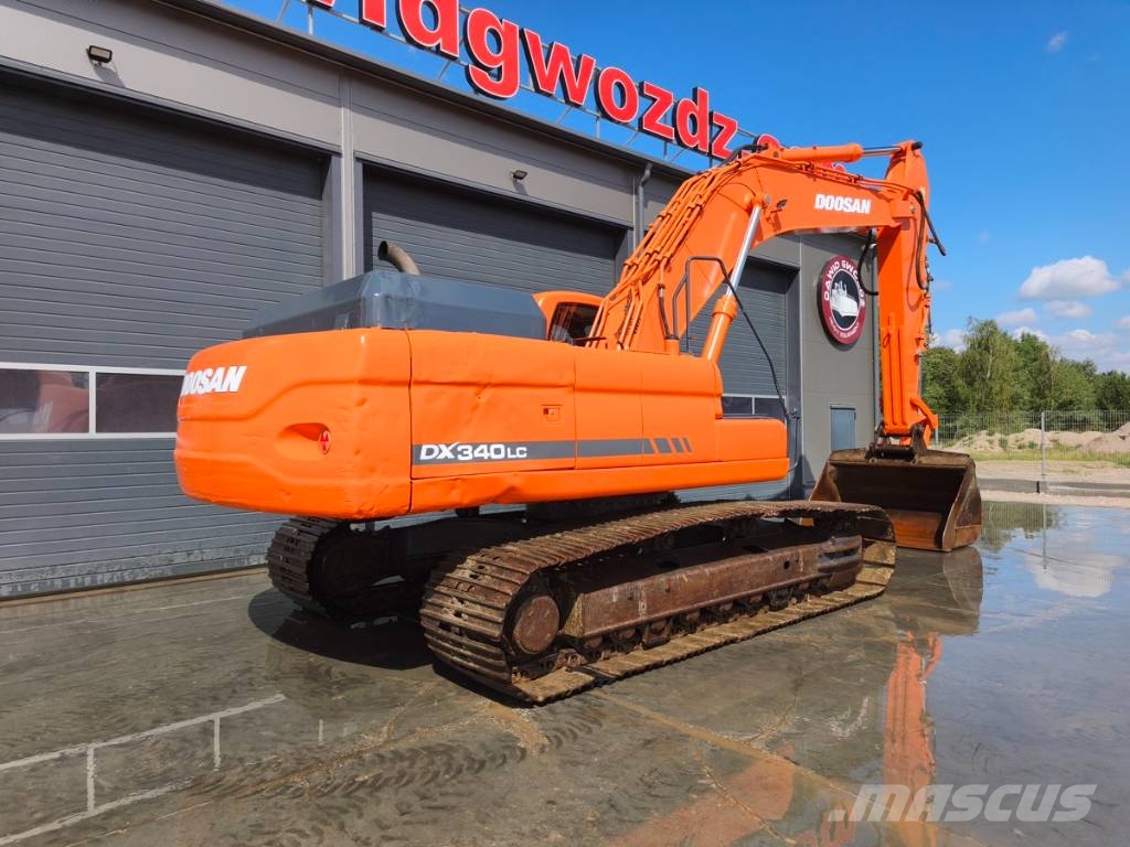 Doosan DX 340 LC حفارات زحافة