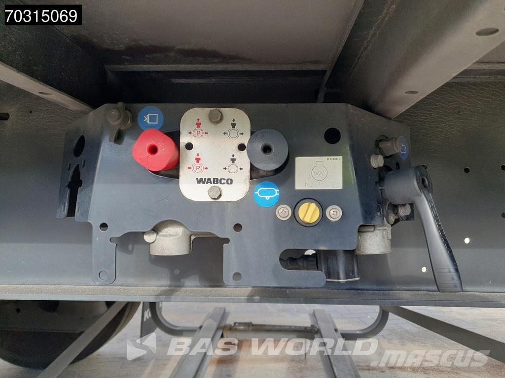 Kögel S24-1 S24-1 3 axles APK 08/27 Liftas SAF Noslēgtās piekabes