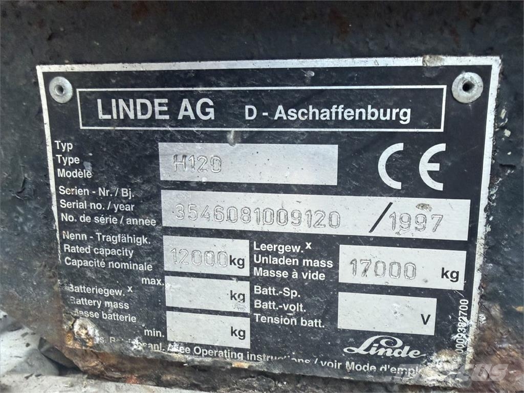 Linde H 120 D Dyzeliniai krautuvai