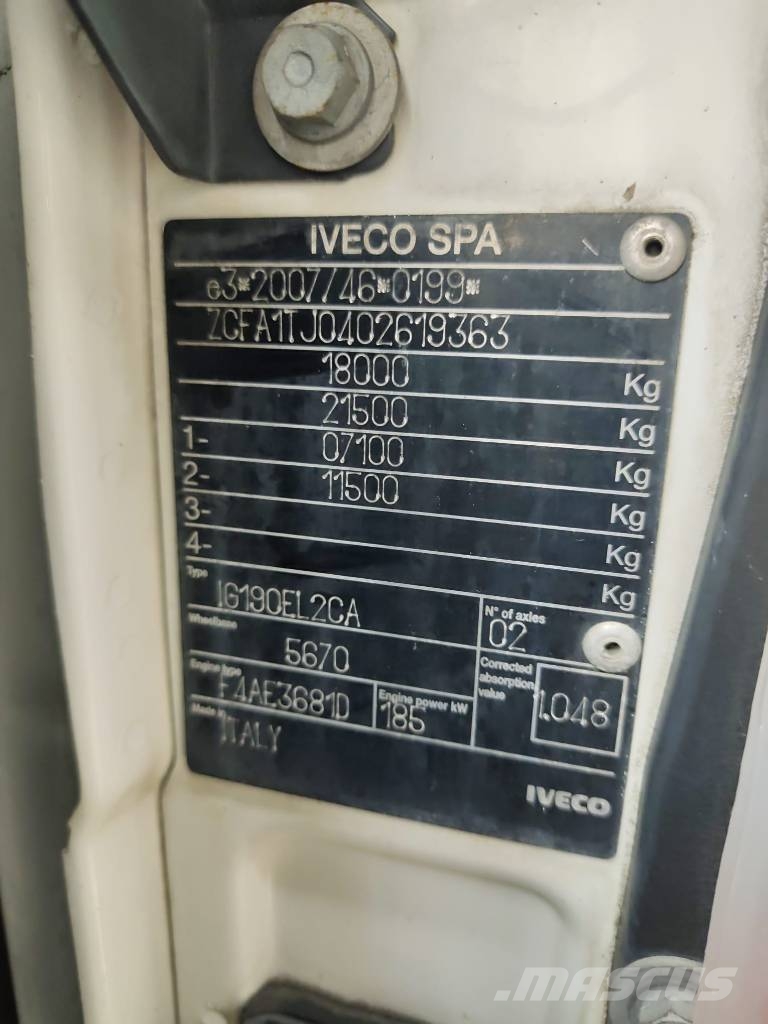 Iveco Eurocargo 180 E25K Nosturiautot