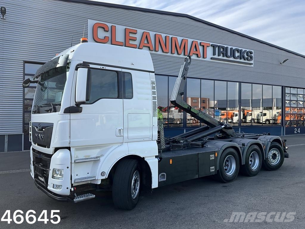 MAN TGX 35.510 8x4 Hyvalift 22 Ton haakarmsysteem Camion ampliroll
