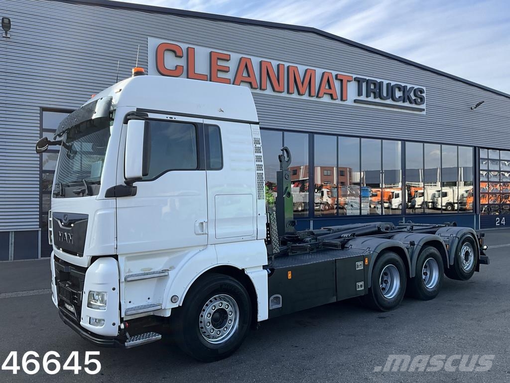MAN TGX 35.510 8x4 Hyvalift 22 Ton haakarmsysteem Camion ampliroll