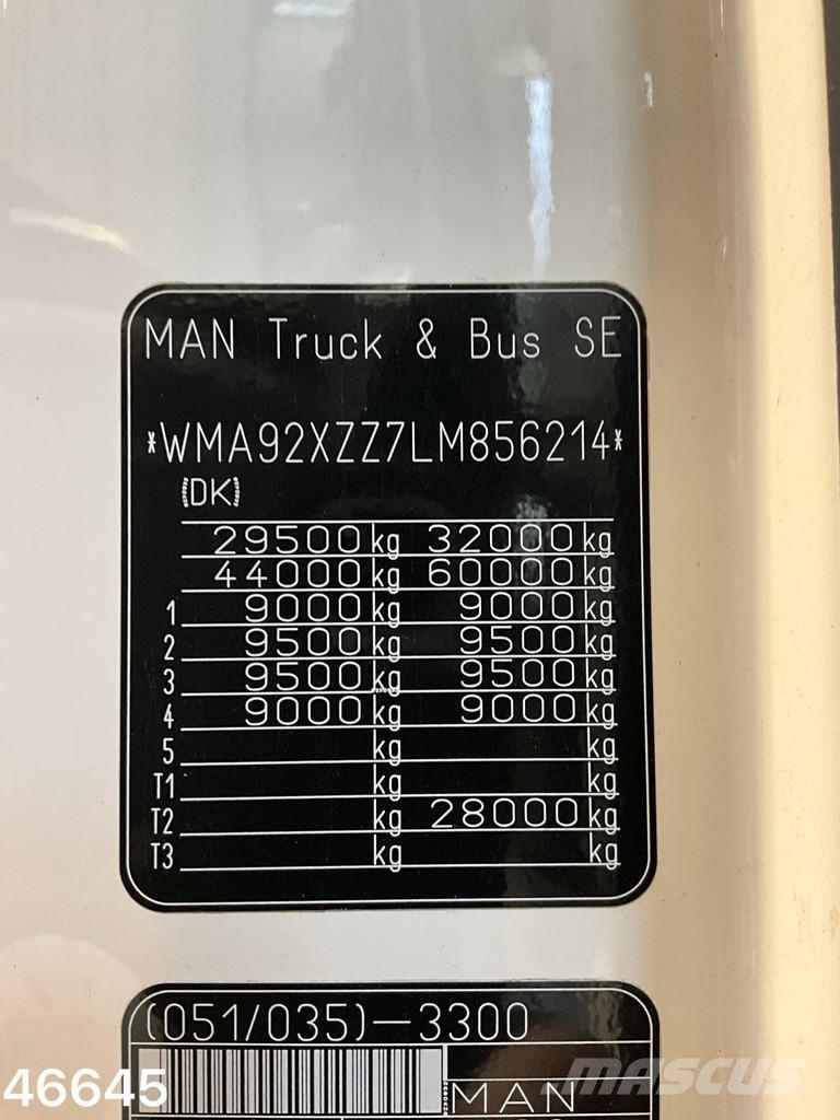 MAN TGX 35.510 8x4 Hyvalift 22 Ton haakarmsysteem شاحنات الرافعات الخطافية
