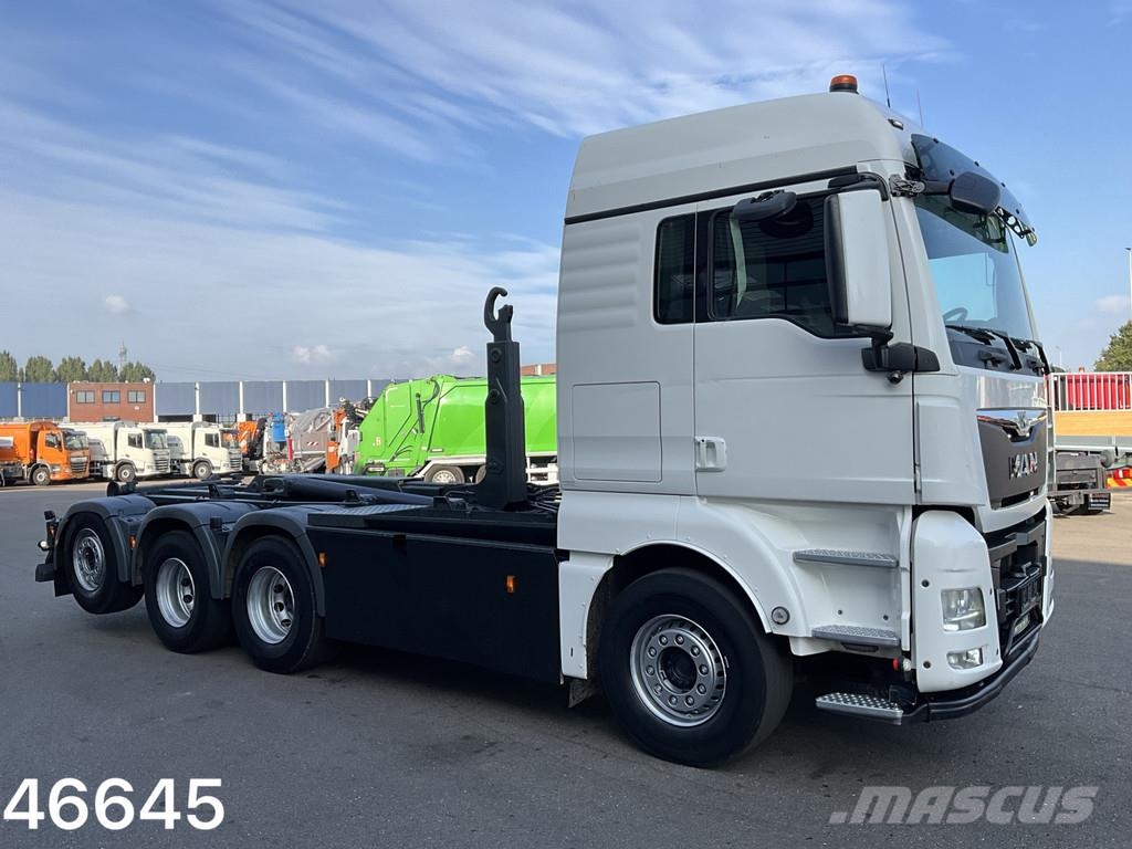 MAN TGX 35.510 8x4 Hyvalift 22 Ton haakarmsysteem Camion ampliroll