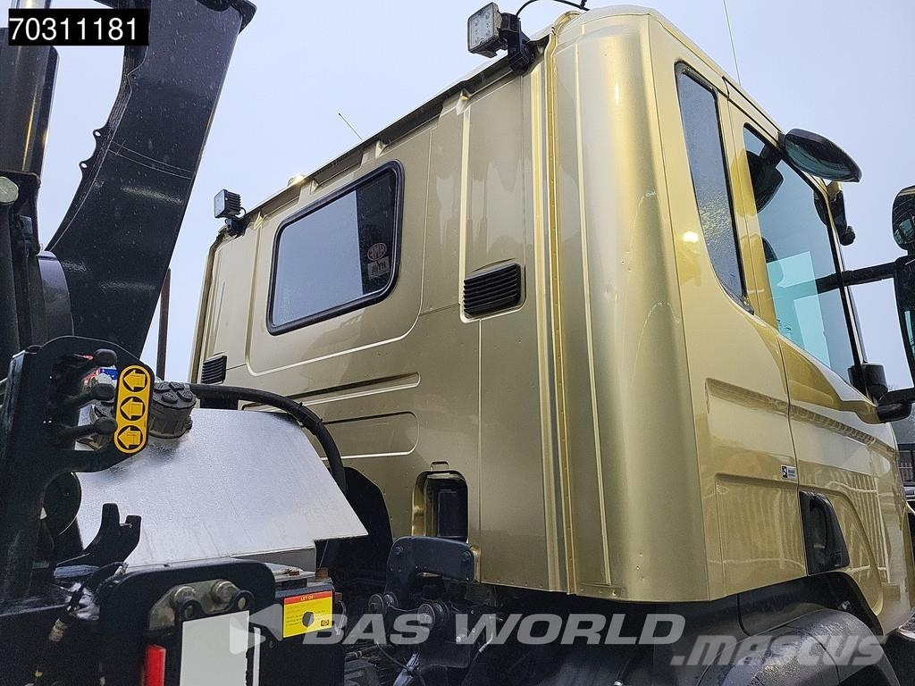 Scania P410 P 8X4 NL-Truck HMF 1800K3 Kran Crane HSW 2-si 傾卸式卡車