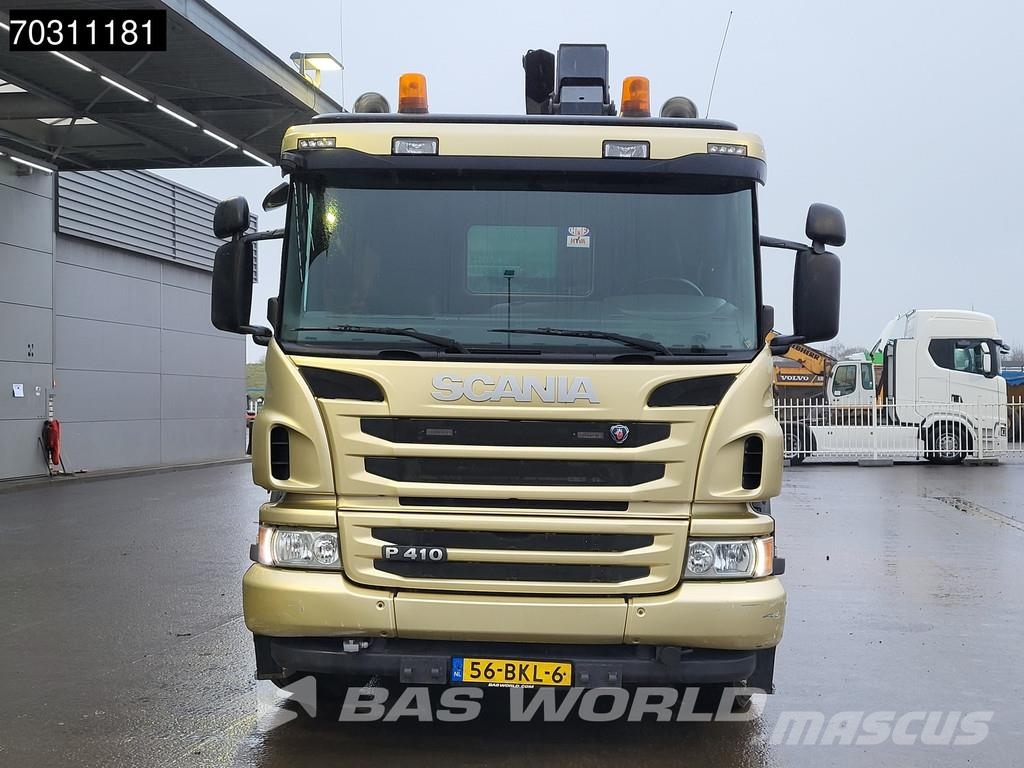 Scania P410 P 8X4 NL-Truck HMF 1800K3 Kran Crane HSW 2-si 傾卸式卡車